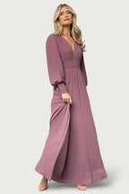 Olivia Maxi Dress | Vintage Plum