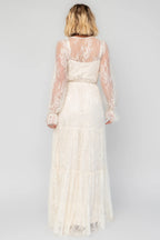Gloria Lace Maxi Dress | Vintage Cream