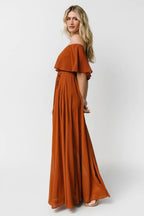 Victoria Off Shoulder Maxi Dress | Spice
