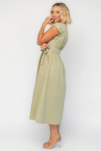 Maylee Midi Dress | Light Olive