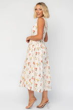 Whitmore Midi Dress | Cream Multi Floral