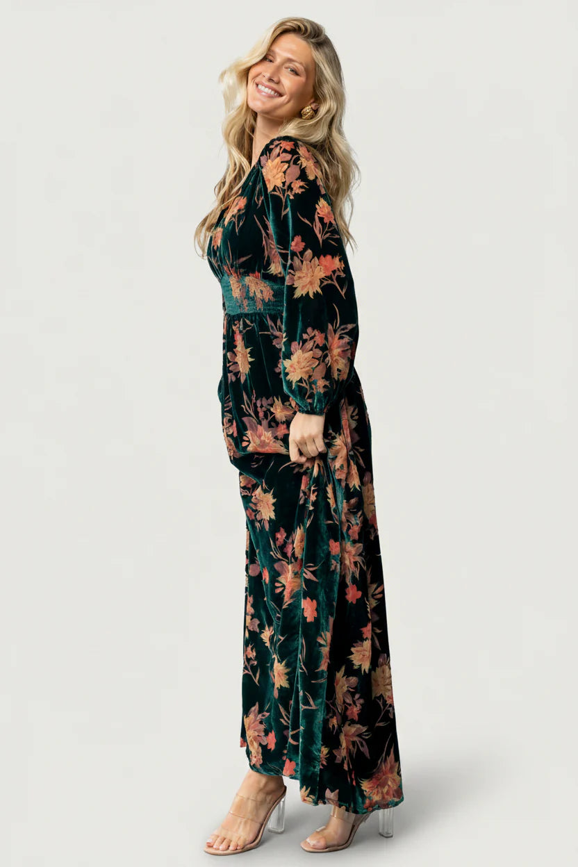 Elina Maxi Dress | Jade Multi Floral