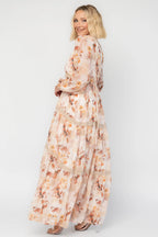 Langley Maxi Dress | Warm Abstract Floral