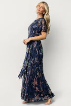 Muse Sequin Maxi Dress | Dark Blue Multi