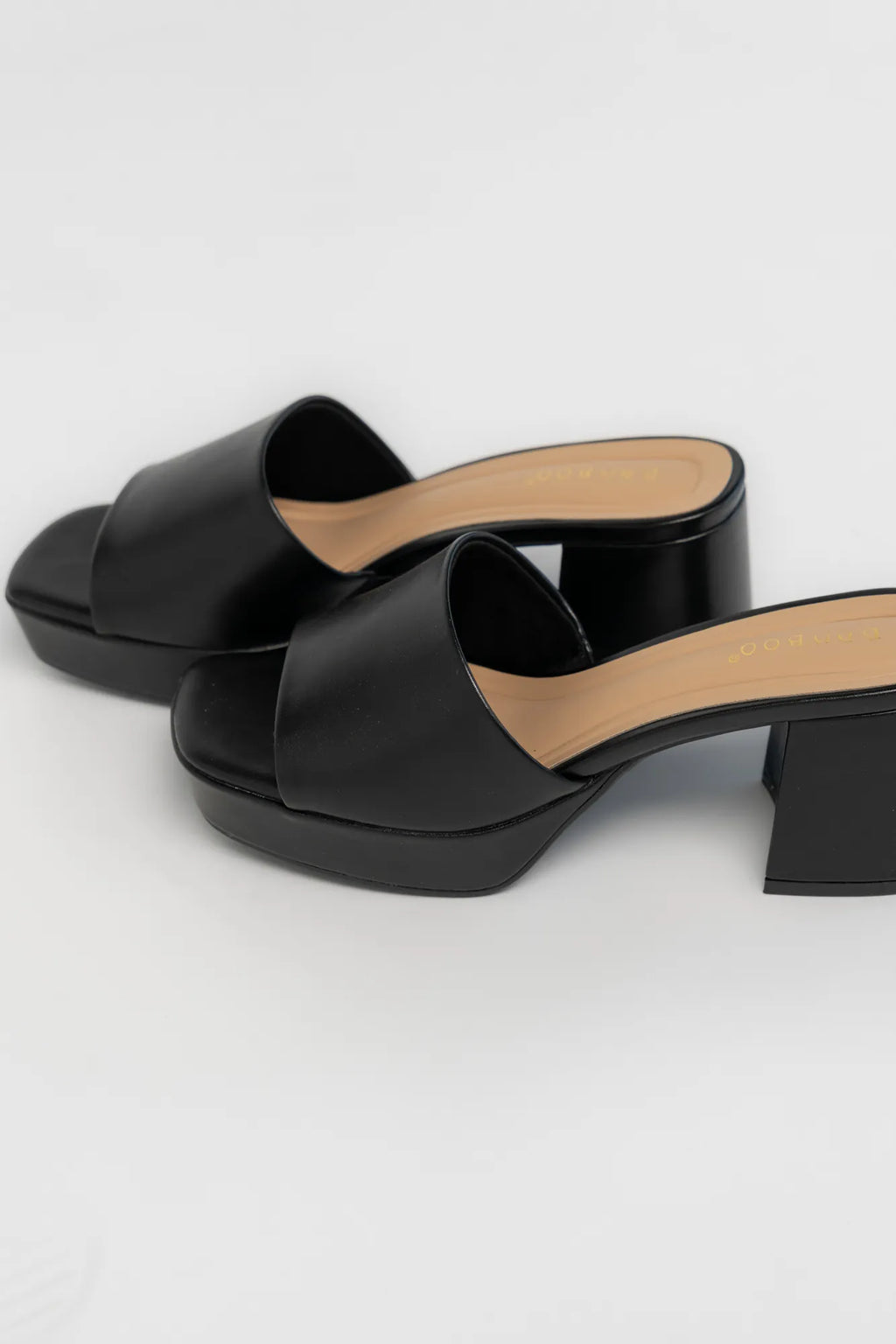 Adenine Platform Chunky Heel | Black