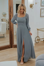 Giselle Maxi Dress | Dusty Blue