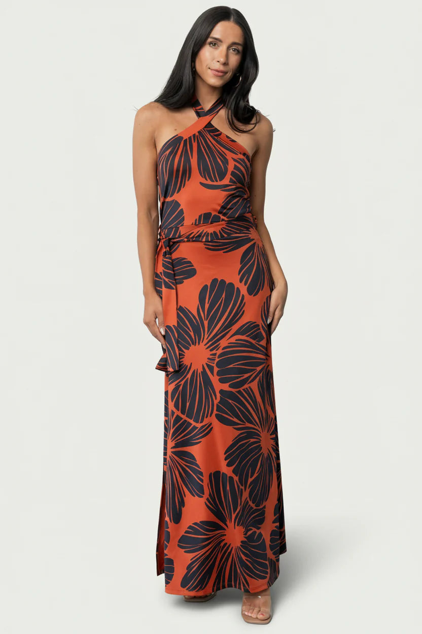 Palma Column Dress | Sienna + Navy