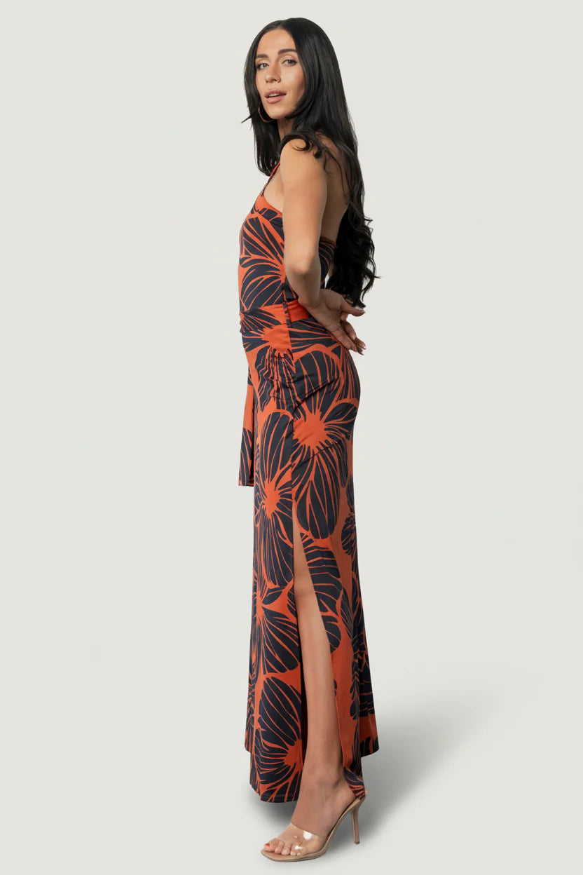 Palma Column Dress | Sienna + Navy