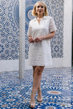 Calida Lace Dress | Off White
