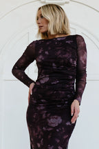 Isadora Maxi Dress | Deep Plum Floral