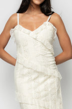 Annabelle Lace Maxi Dress | Cream