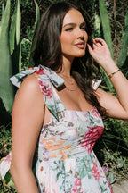 Anita Maxi Dress | Light Blue Multi Floral