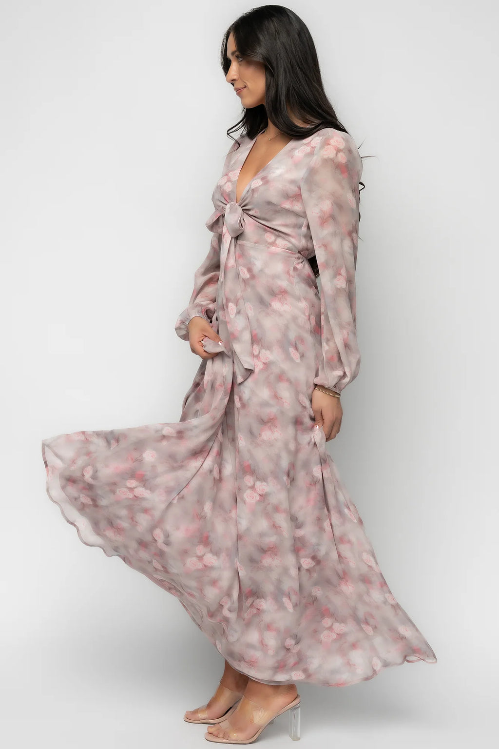 Ensley Maxi Dress | Dusty Rose Floral