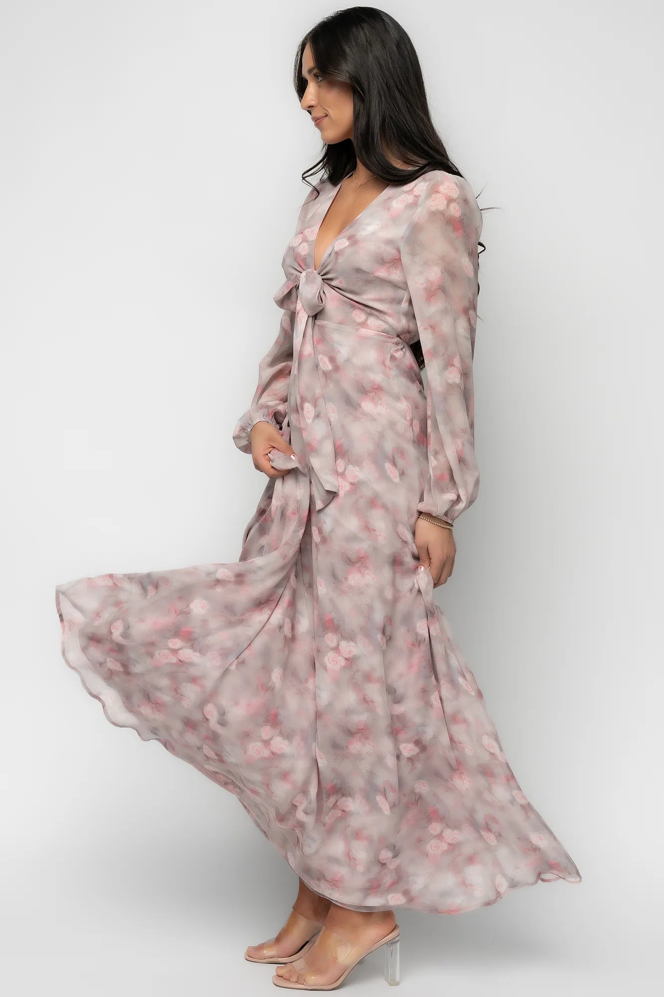Ensley Maxi Dress | Dusty Rose Floral