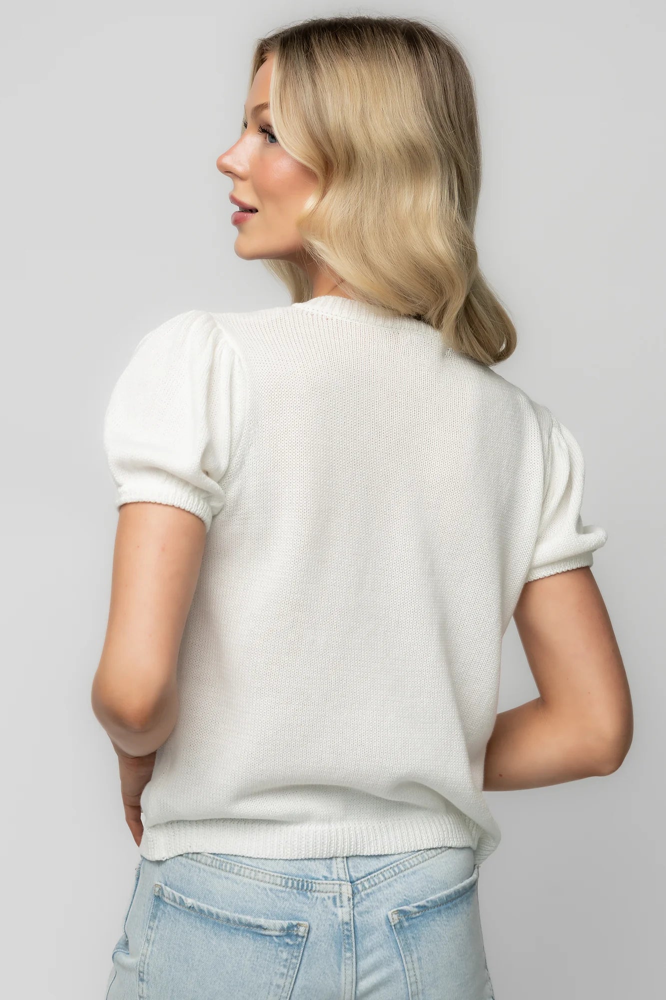Eulalie Floral Cardigan | Off White