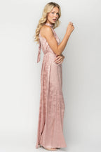 Milan Halter Maxi Dress | Blush