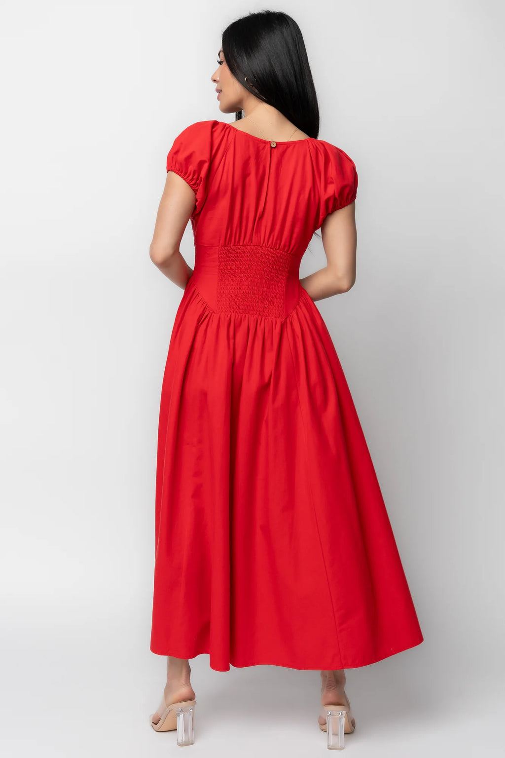 Havana Midi Dress | Red