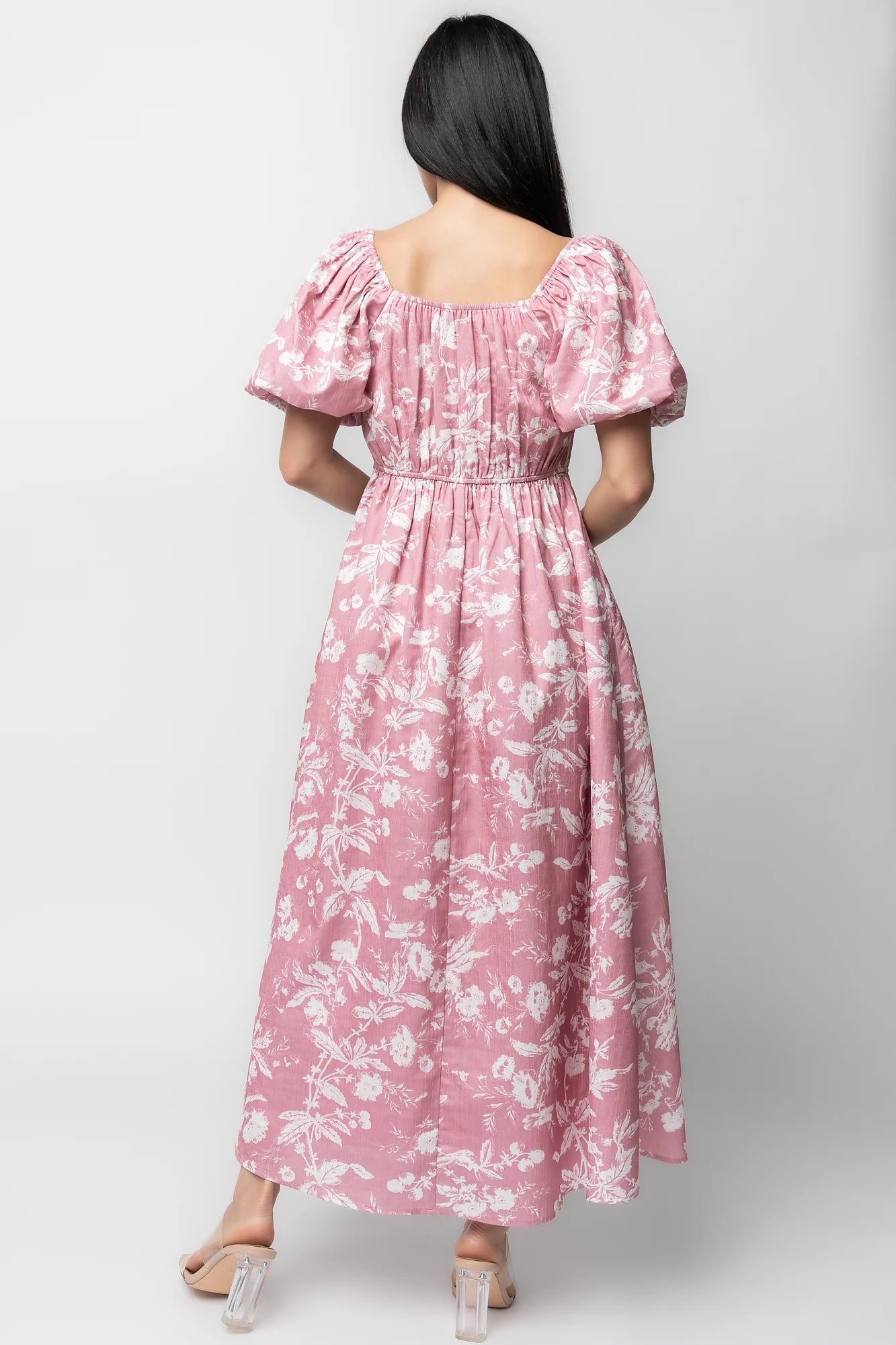 Graceland Maxi Dress | Pink + White Floral