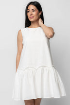 Paulina Short Dress | Off White