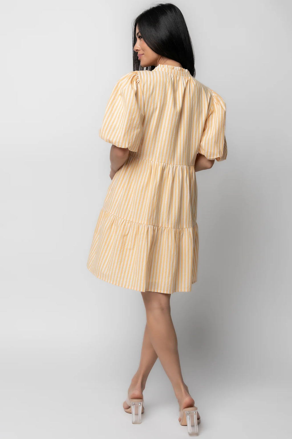 Sadie Short Dress | Creamsicle