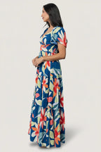 Samira Maxi Dress | Navy Multi Floral