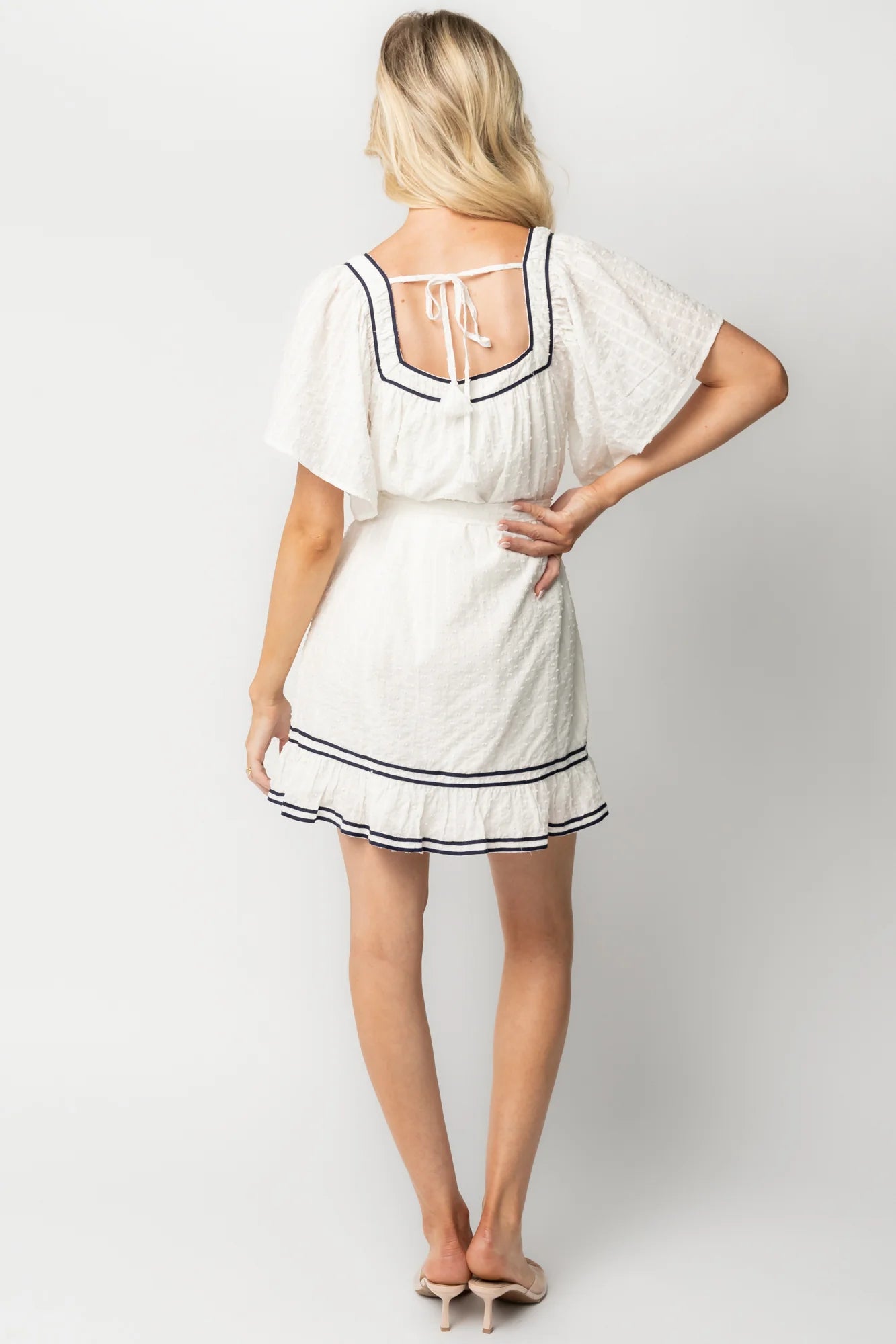 Greer Short Dress | Off White