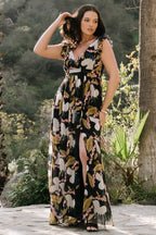 Esperanza Maxi Dress | Black Multi