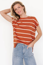 Ada Dolman Top | Sandstone + Natural