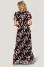Ardley Maxi Dress | Black Multi Floral