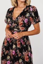 Ardley Maxi Dress | Black Multi Floral