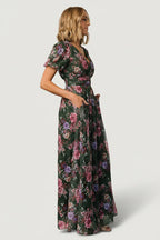 Ardley Maxi Dress | Green + Pink Floral