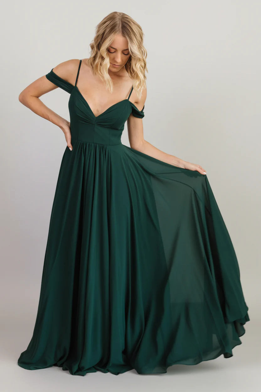 Bianca Lace Maxi Dress | Emerald