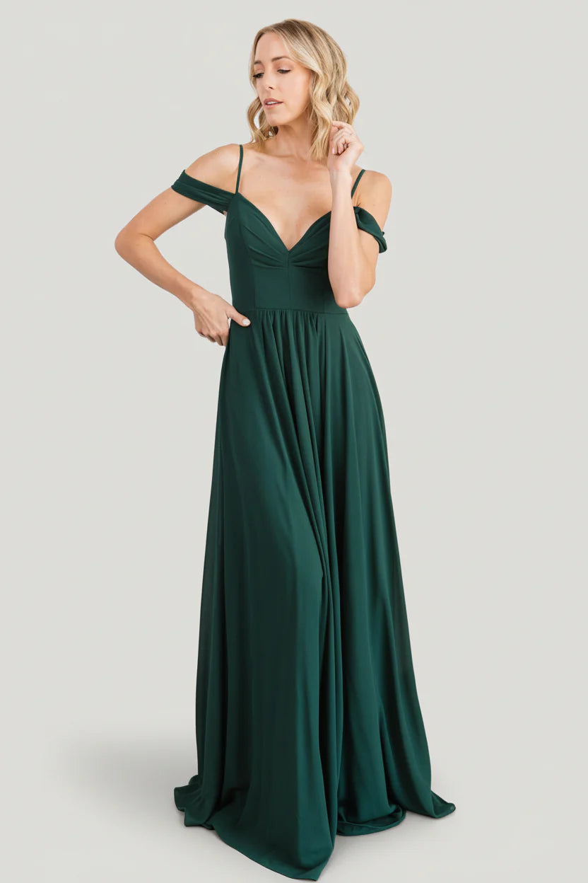 Bianca Lace Maxi Dress | Emerald