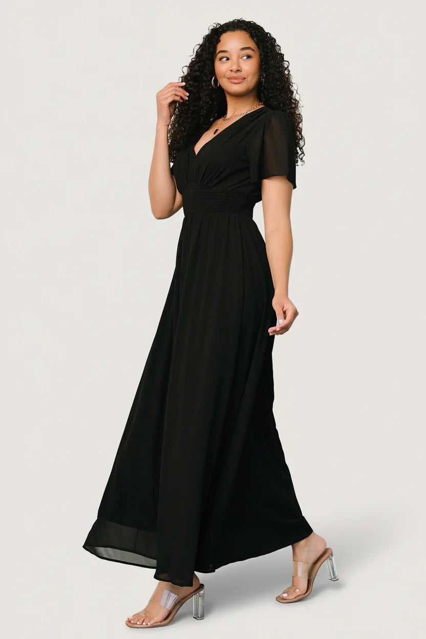Birdie Maxi Dress | Black