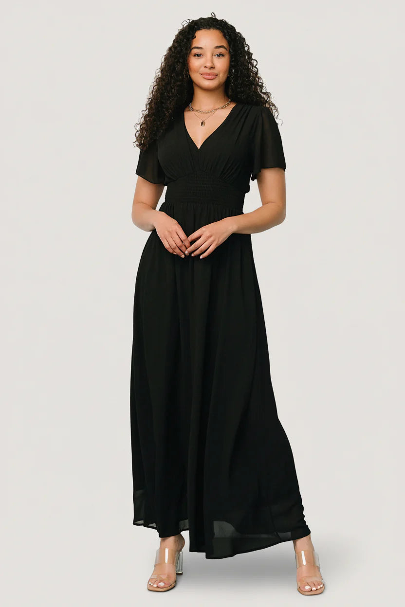 Birdie Maxi Dress | Black