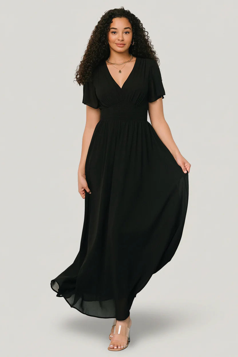 Birdie Maxi Dress | Black