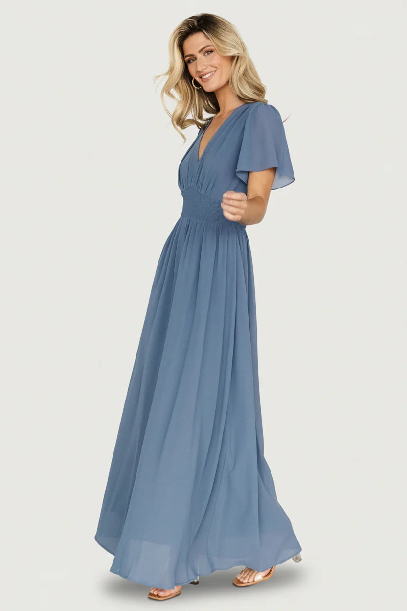 Birdie Maxi Dress | Whisper Blue