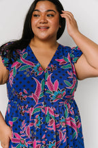 Biscayne Maxi Dress | Indigo Print