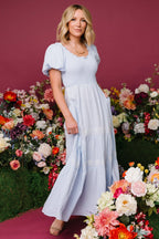 Carrington Maxi Dress | Light Blue