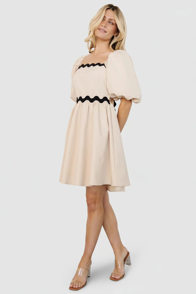 Cecelia Short Dress | Sand