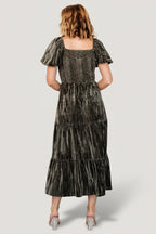 Colleen Velvet Maxi Dress | Olive