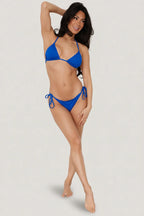 Cove Ruched Bikini Bottom | Cobalt