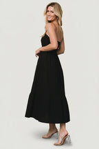Delray Strapless Dress | Black