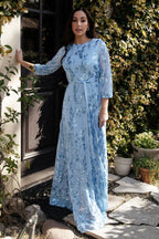 Destiny Sequin Maxi Dress | Blue