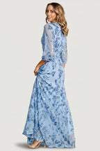 Destiny Sequin Maxi Dress | Blue