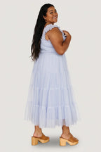 Emma Smocked Tulle Dress | Light Blue