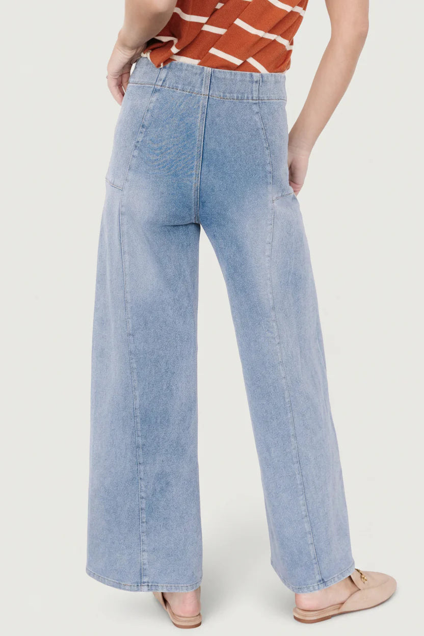 Emmi Mid Rise Wide Leg Jeans | Medium Wash