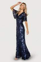 Esme Sequin Dress | Navy