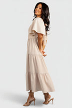 Fauna Lace Top Dress | Natural