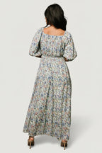 Ginny Maxi Dress | Light Green Floral
